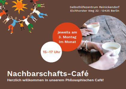 Philosophisches Café Flyer Vorderseite